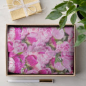Rosa Pfingstrosen-Muster Seidenpapier (Geschenk)