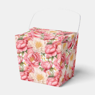 Rosa Pfingstrosen-Party-Geschenkbox Geschenkschachtel