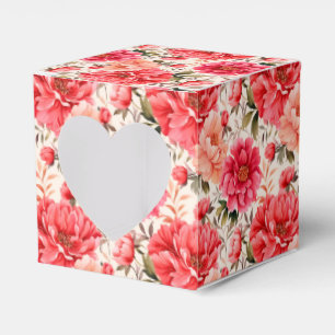 Rosa Pfingstrosen-Party-Geschenkbox Geschenkschachtel