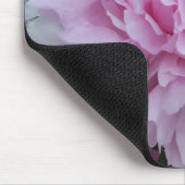 Rosa Pfingstrosen/Pfingstrosen-Blumen-Mäusematte Mousepad (Ecke)