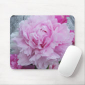 Rosa Pfingstrosen/Pfingstrosen-Blumen-Mäusematte Mousepad (Mit Mouse)