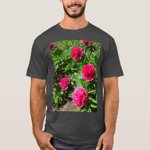 Rosa Pfingstrosen T-Shirt