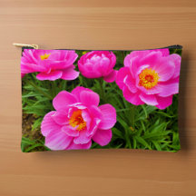 Rosa Pfingstrosen-Tasche