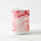 Rosa Pfingstrosen-Tasse Kaffeetasse (Mittel)
