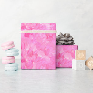 Rosa Pfingstrosen-Thermal-Tumbler Geschenkpapier