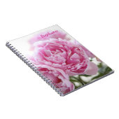 rosa Pfingstrosennotizbuch Notizblock (Rechte Seite)