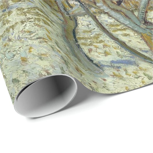 Rosa Pfirsich-Baum durch Vincent van Gogh Geschenkpapier (Rolleneckpunkt)