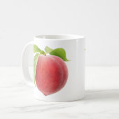 Rosa Pfirsich Kaffeetasse (Vorderseite Links)