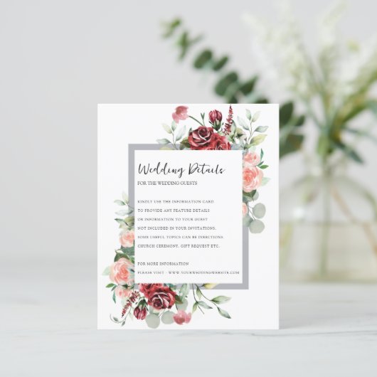 Rosa Pfirsich und Korallenblume Details zur Hochze (Stehend Vorderseite)