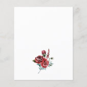 Rosa Pfirsich und Korallenblume Details zur Hochze (Rückseite)