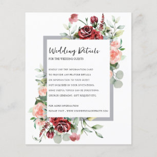 Rosa Pfirsich und Korallenblume Details zur Hochze