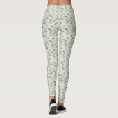 Rosa Pfirsichbaum Blossom All-Over-Print-Leggings Leggings (Rückseite)