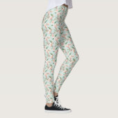 Rosa Pfirsichbaum Blossom All-Over-Print-Leggings Leggings (Rechts)