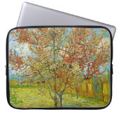Rosa Pfirsichbaum in Blossom Erinnerung an Mauve. Laptopschutzhülle (Vorderseite)
