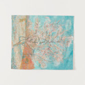 Rosa Pfirsichbaum, Vincent van Gogh Wandteppich (Vorderseite (Horizontal))