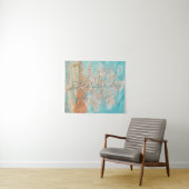 Rosa Pfirsichbaum, Vincent van Gogh Wandteppich (Beispiel (Horizontal))