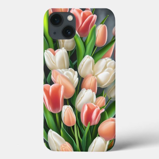 Rosa Pfirsichblüten Case-Mate iPhone Hülle (Rückseite)