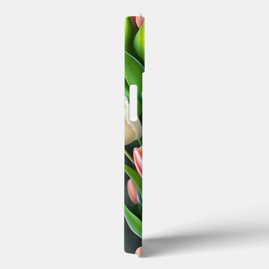 Rosa Pfirsichblüten Case-Mate iPhone Hülle (Rückseite / Rechts)