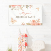 Rosa Pfirsiche Banner (Insitu)