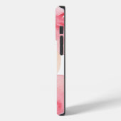 Rosa Pfirsichfarben Case-Mate iPhone Hülle (Rückseite / Links)