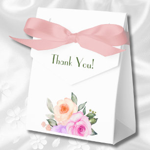 Rosa Pfirsichfarben Rose Brautparty Geschenkschachtel