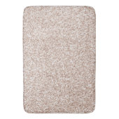 Rosa Pfirsichfarben Rose Glitzer   Badematte (Vorderseite Vertikal)