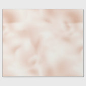 Rosa Pfirsichfarbene Rose Geschenkpapier (Flach)