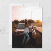 Rosa Pfirsichfarbenes Foto Brautparty Einladung (Rückseite)