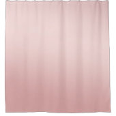 Rosa Pfirsichpfirsich Ombre Duschvorhang (Vorderseite)