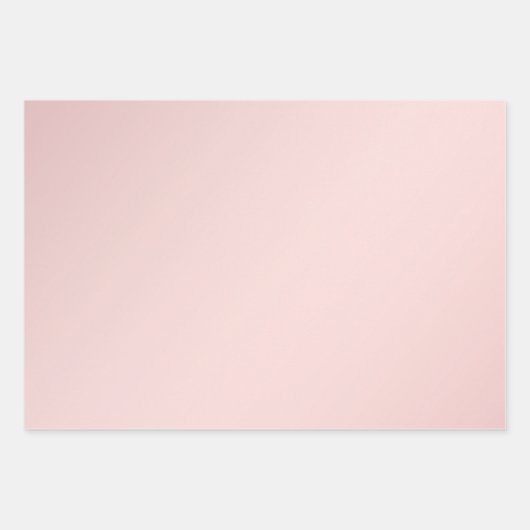 Rosa Pfirsichpfirsich Ombre Geschenkpapier Set (Vorderseite 2)