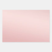 Rosa Pfirsichpfirsich Ombre Geschenkpapier Set (Vorderseite)