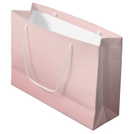 Rosa Pfirsichpfirsich Ombre Große Geschenktüte
