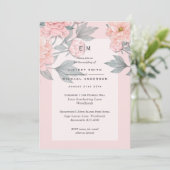 Rosa Pfirsichpfirsichpfirsichpfirsiche Hochzeit Ei (Stehend Vorderseite)