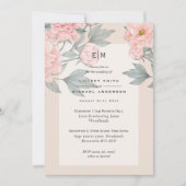 Rosa Pfirsichpfirsichpfirsichpfirsiche Hochzeit Ei (Vorderseite)