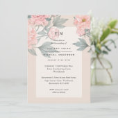 Rosa Pfirsichpfirsichpfirsichpfirsiche Hochzeit Ei (Stehend Vorderseite)