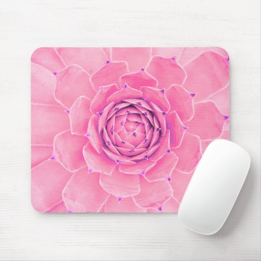 Rosa Pflanze Mousepad (Mit Mouse)