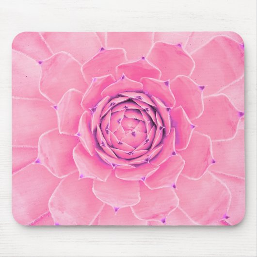 Rosa Pflanze Mousepad (Vorne)