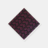 Rosa Pflanze Serviette (Ecke)