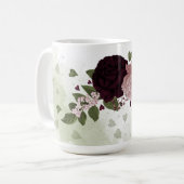 Rosa Pflaumenbäume, Blume Kaffeetasse (Vorderseite Links)