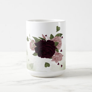 Rosa Pflaumenbäume, Blume Kaffeetasse