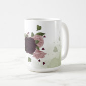 Rosa Pflaumenbäume, Blume Kaffeetasse (VorderseiteRechts)