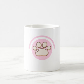 Rosa Pfoten-Tasse Kaffeetasse