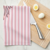 Rosa Phönix mit rosa Bändern Küchentuch (Viertel Falte)