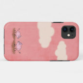Rosa Piggies iPhone Fall Case-Mate iPhone Hülle (Rückseite (Horizontal))