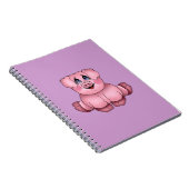 Rosa Piggy Notizbuch Notizblock (Rechte Seite)
