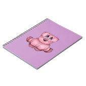 Rosa Piggy Notizbuch Notizblock (Linke Seite)
