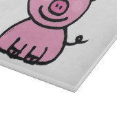 rosa piggy schneidebrett (Ecke)