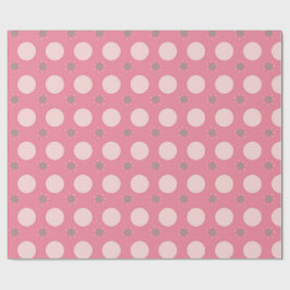 Rosa Pika-Punkt-Geschenkpapier Geschenkpapier