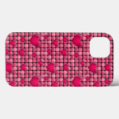 Rosa Pile mit Herz Case-Mate iPhone Hülle (Rückseite (Horizontal))