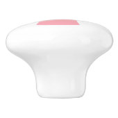 Rosa Pilz Keramikknauf (Seitenansicht)